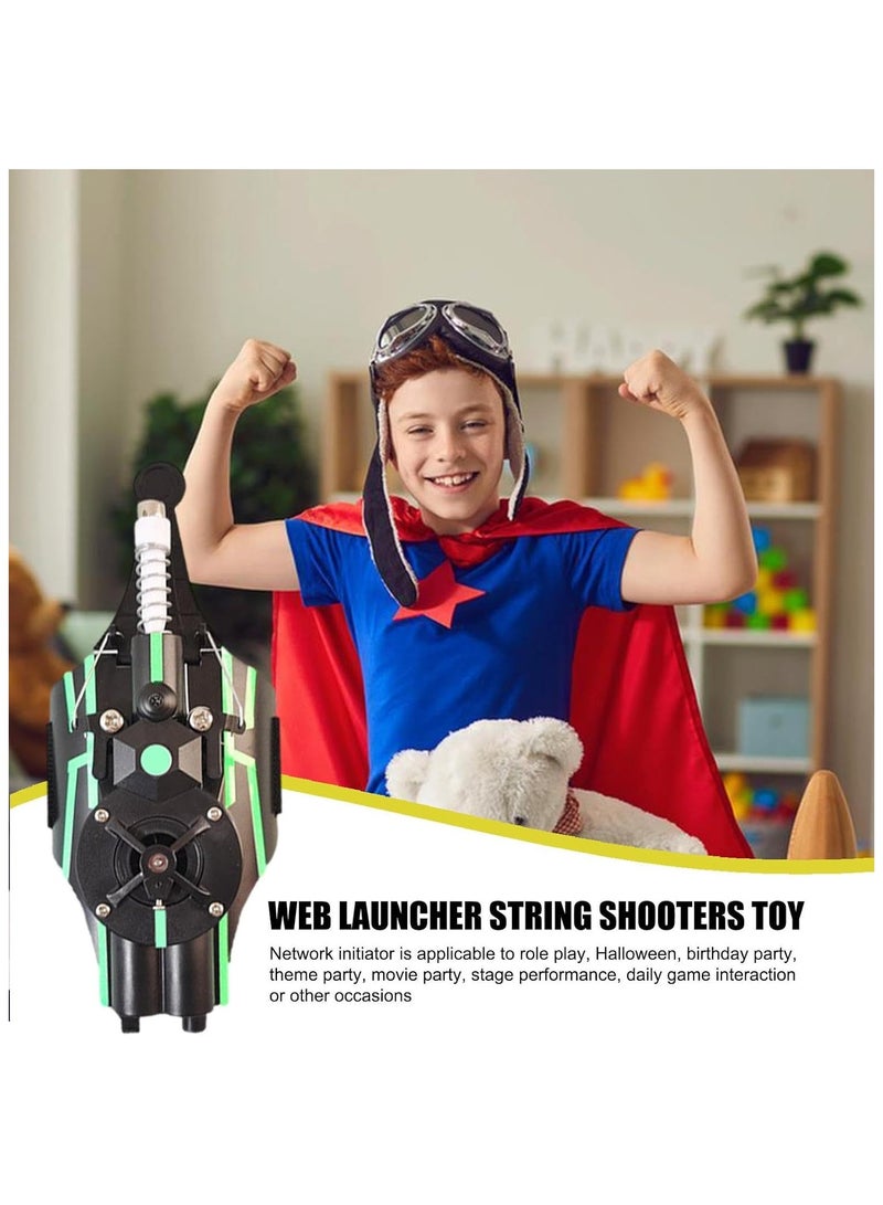 general Glow in the Dark Web Shooter Rechargeable Spider-Man Web Shooter Durable Spider Slinger Web Shooter Cosplay Launcher for Indoor and Outdoor Games - Image 2
