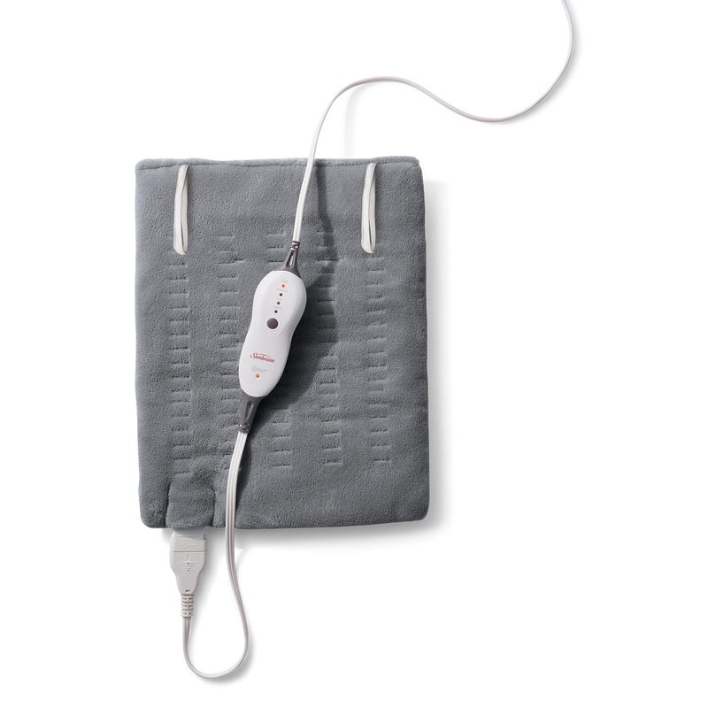 Sunbeam Premium Sunbeam Heating Pad with Compact Storage, Standard Size, Gray - Image 1