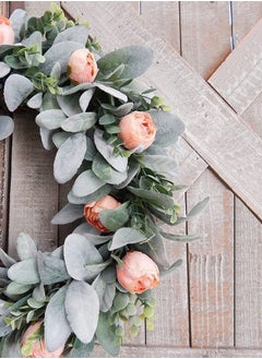 Excefore Real Touch Leaf Lambs Ear Stems, 5 Pcs Faux Greenery Stems, Lambs Ear Garland, Bulk Foliage Leaves Plant Spray for Home Wedding DIY Floral Arrangement Centerpiece Decoration  - Image 5