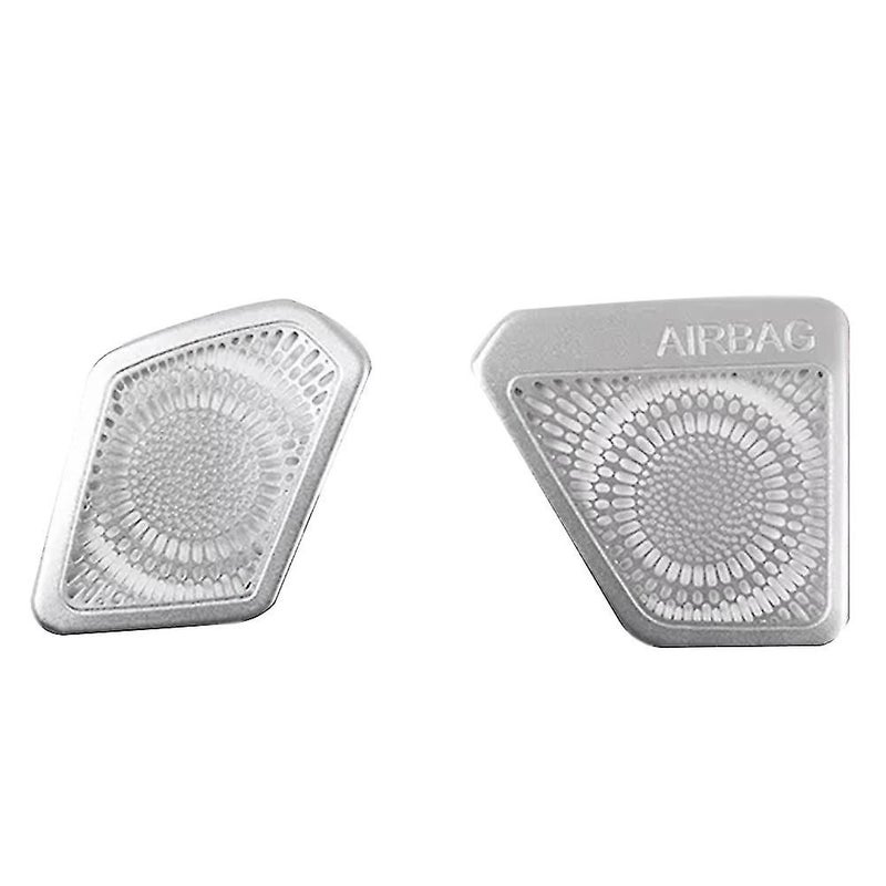 Car Air Outlet Frame Trim Cover: Aluminum Alloy Silver 1 Pair - Easy Installation With Double-Sided Glue for BMW 3 Series G20 G21 G28 2019-2021 - Image 1