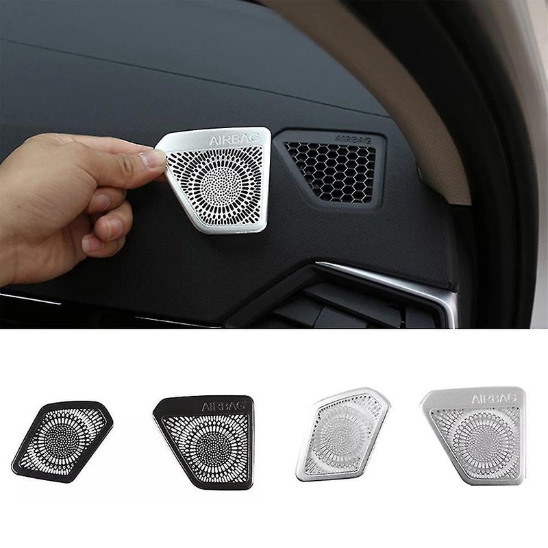 Car Air Outlet Frame Trim Cover: Aluminum Alloy Silver 1 Pair - Easy Installation With Double-Sided Glue for BMW 3 Series G20 G21 G28 2019-2021 - Image 2