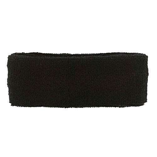 Ergodyne Chill-Its 6550 Sweatband, Sweat Wicking Headband, Black, 1 Count (Pack of 1) - Image 3