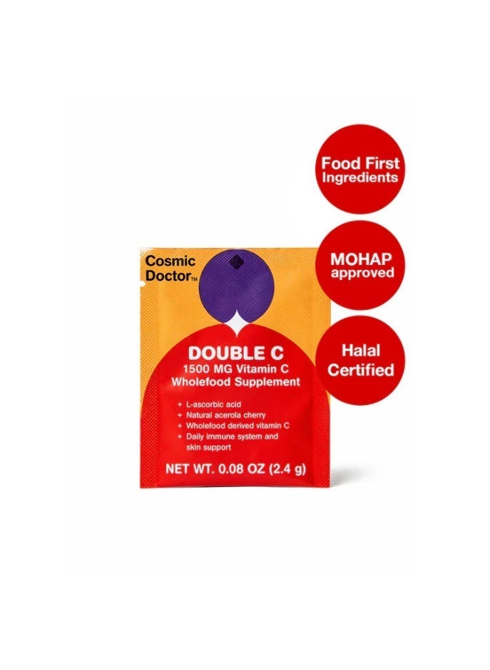 Cosmic Doctor Double C | 30 sachets | Food-first natural Vitamin C - Image 1