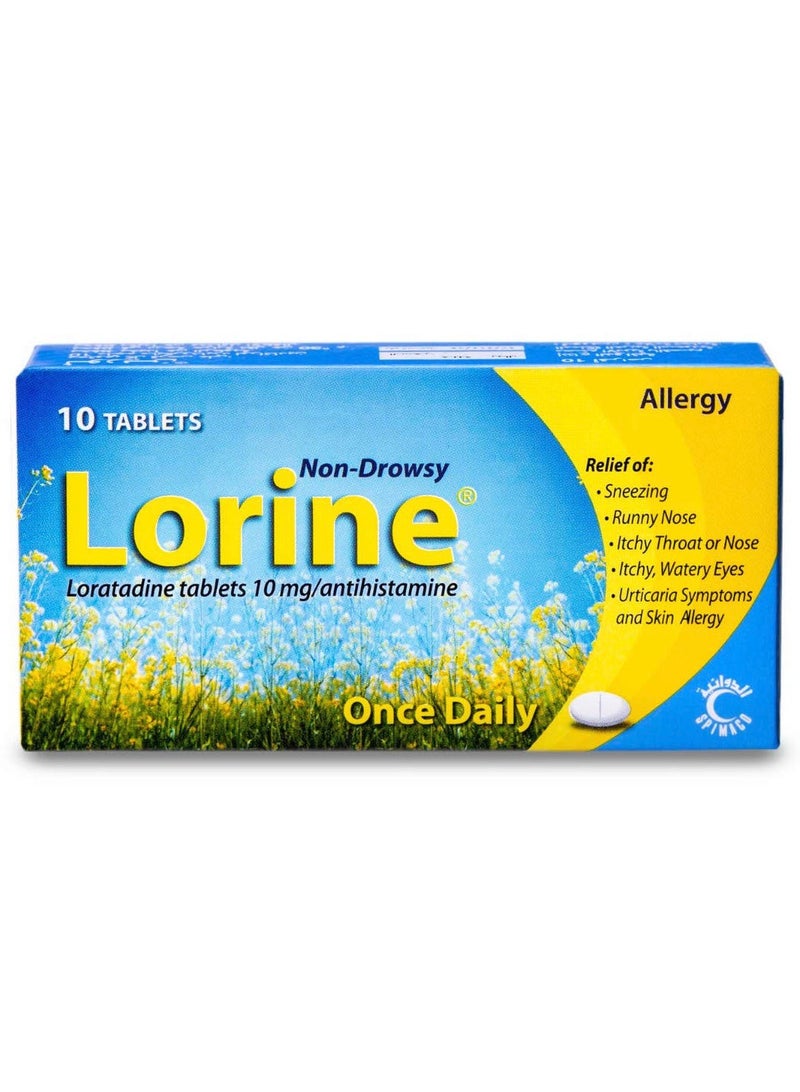 LORINE Lorine 10 mg Tablet 10pcs - Image 1