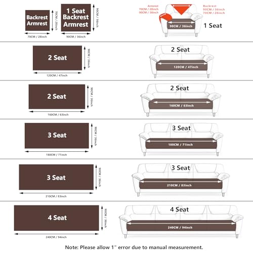 MDSASFD Velvet Couch Cover, Washable Sectional Sofa Cover, Anti Slip Sofa Slipcover for 3 Cushion Couch Sofa L Shaped Armrest Backrest, Furniture Protector Covers for Pets Kids(White, Only 1 PCS) - Image 3