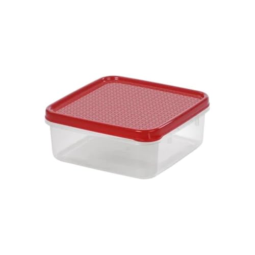 DOLIVA Plastic Food Storage Container, BPA Free Air Tight Containers, Stackable Kitchen Container Boxes For Storage, 500Ml, Set Of 3, Grey - Image 5