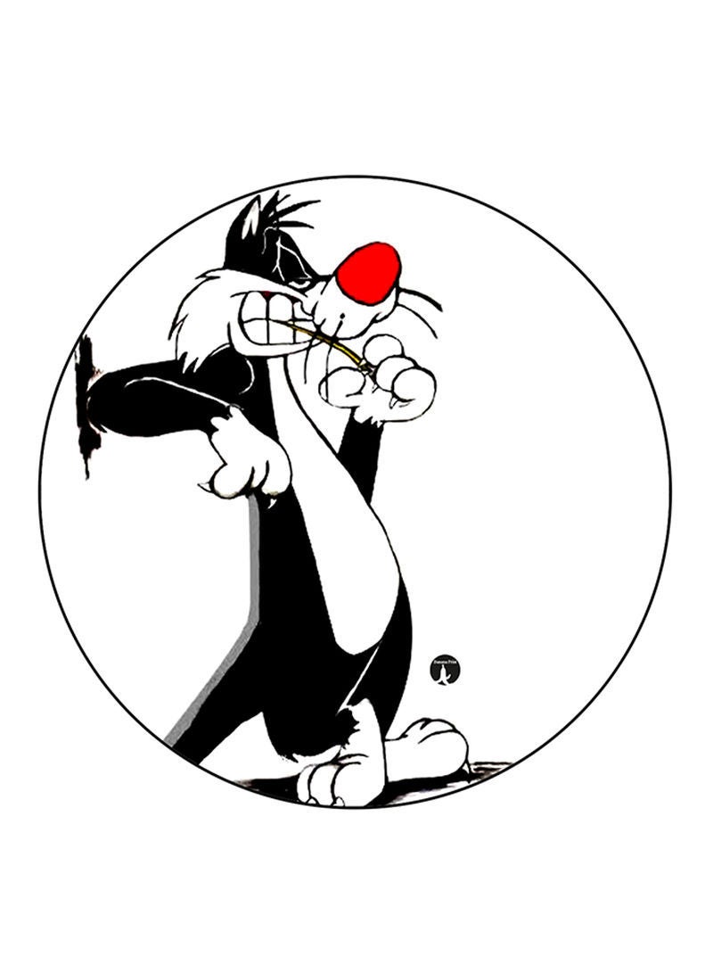 RKN Looney Tunes Printed Mouse Pad Round  Multicolour