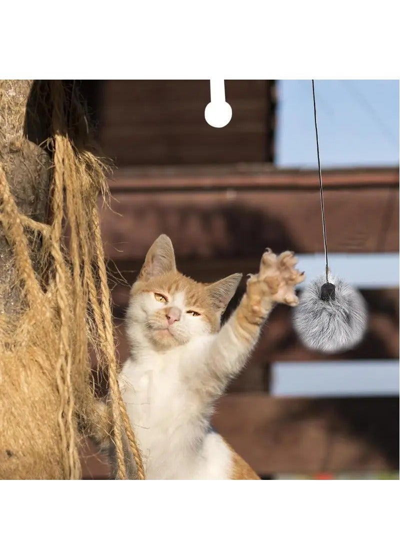 Elite Cat Hanging Ball, Interactive Cat Toys for Indoor Adult Cats, Electric Kitten Toys for Cat Teasing, Cat Toy Lifting Interactive Puzzle Pet Toy Interactive - Image 5