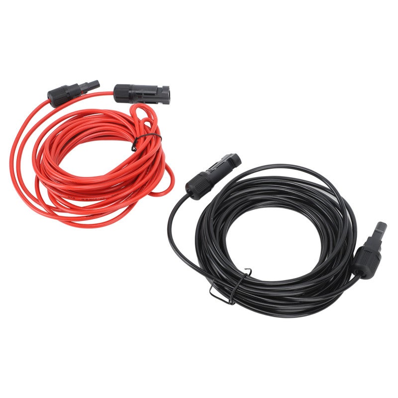 6m Solar Panel Cable Solar Extension Cable 2.5mm² 12AWG Photovoltaic Cable for Home Shop RV Red Black - Image 3