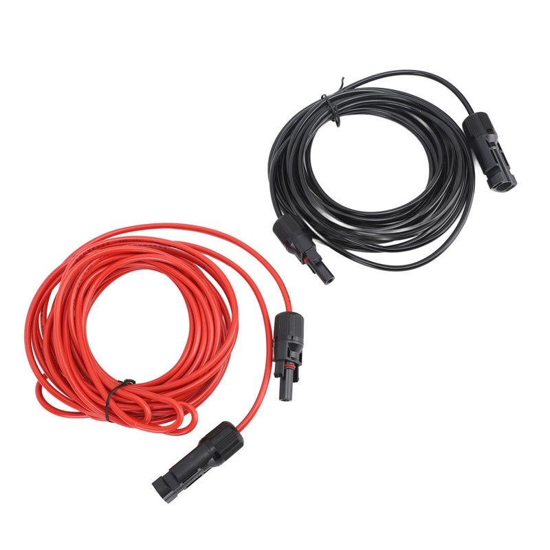 6m Solar Panel Cable Solar Extension Cable 2.5mm² 12AWG Photovoltaic Cable for Home Shop RV Red Black - Image 2