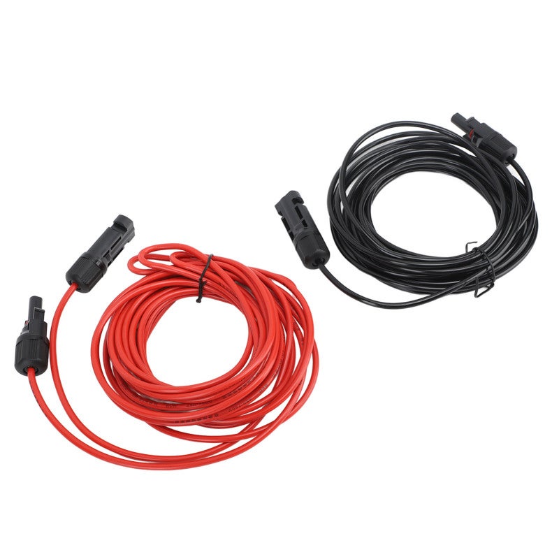 6m Solar Panel Cable Solar Extension Cable 2.5mm² 12AWG Photovoltaic Cable for Home Shop RV Red Black - Image 4