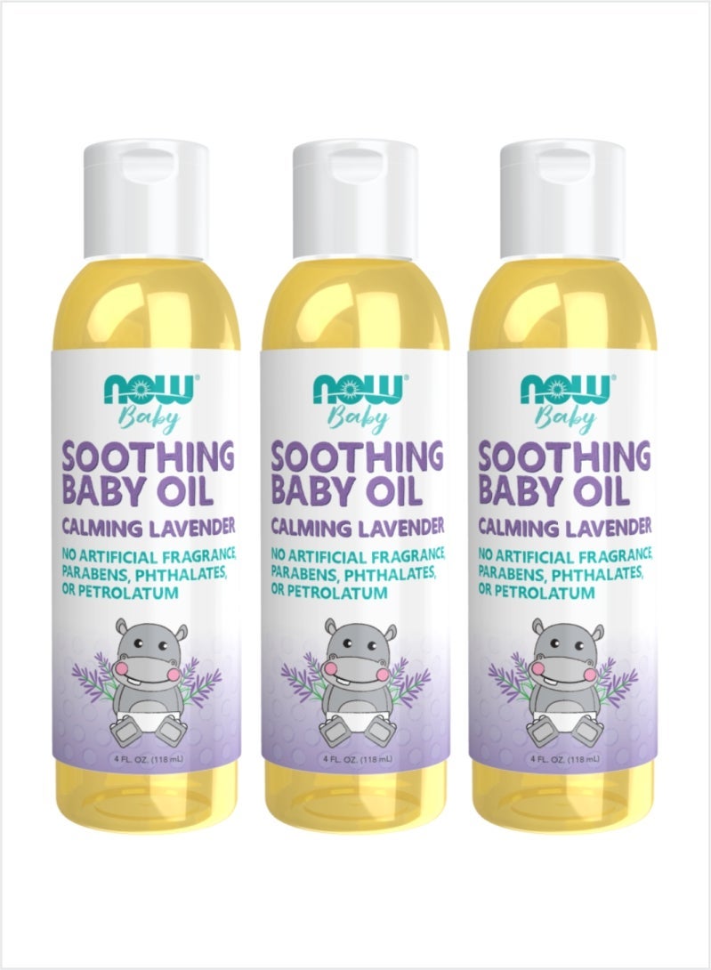 Now Essential Oils Soothing Baby Calming Lavender Oil – 118ml (Pack of 3)