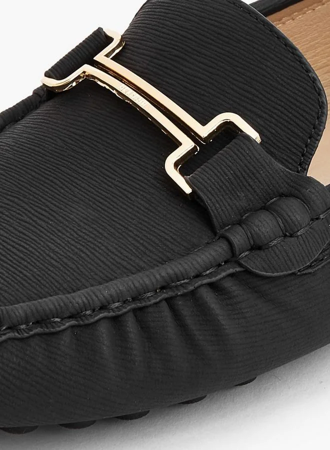 Renzo Ruganni BLACK Women Slip-On Moccasins for Women | Best Price UAE