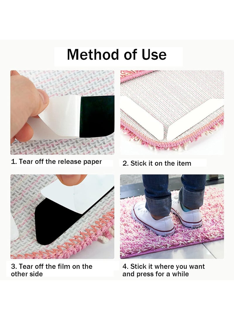 Generic 30PCS Double Side Tapes, 2 Style Mounting Pad Heavy Duty Strong Hook and Loop Tape Strips Self Adhesive Waterproof Sticky Pads for Home Office(Rectangle/Round)  - Image 5
