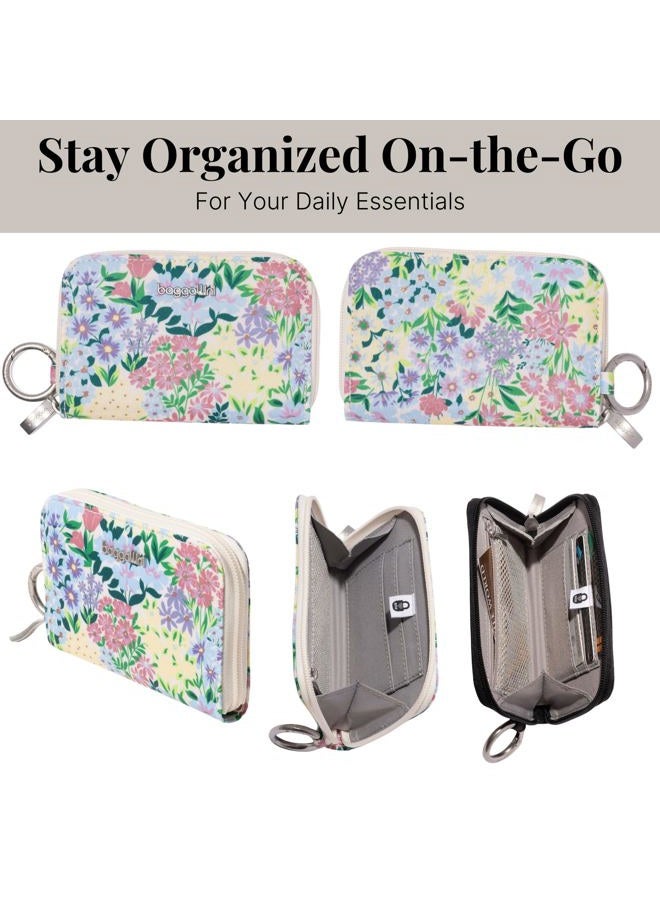 Baggallini Deluxe Card Case - Lightweight 5.5"x3.3" RFID Protected Womens Wallet Card Holder - Image 4