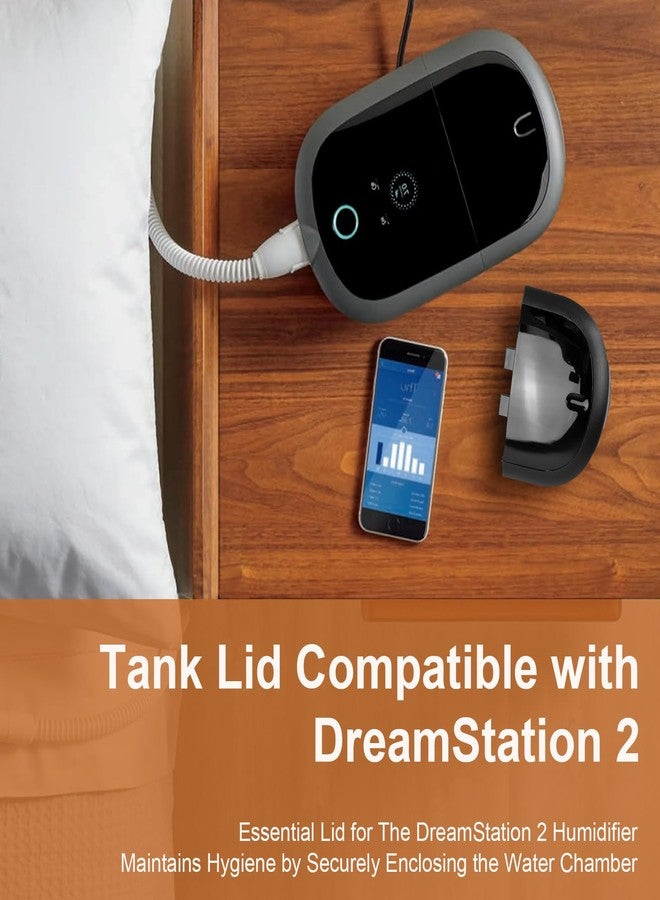 Giokyi Water Cover for Respironics, Tank Lid Compatible with DS2 DreamStation 2 Humidifier Water Tank - Image 5