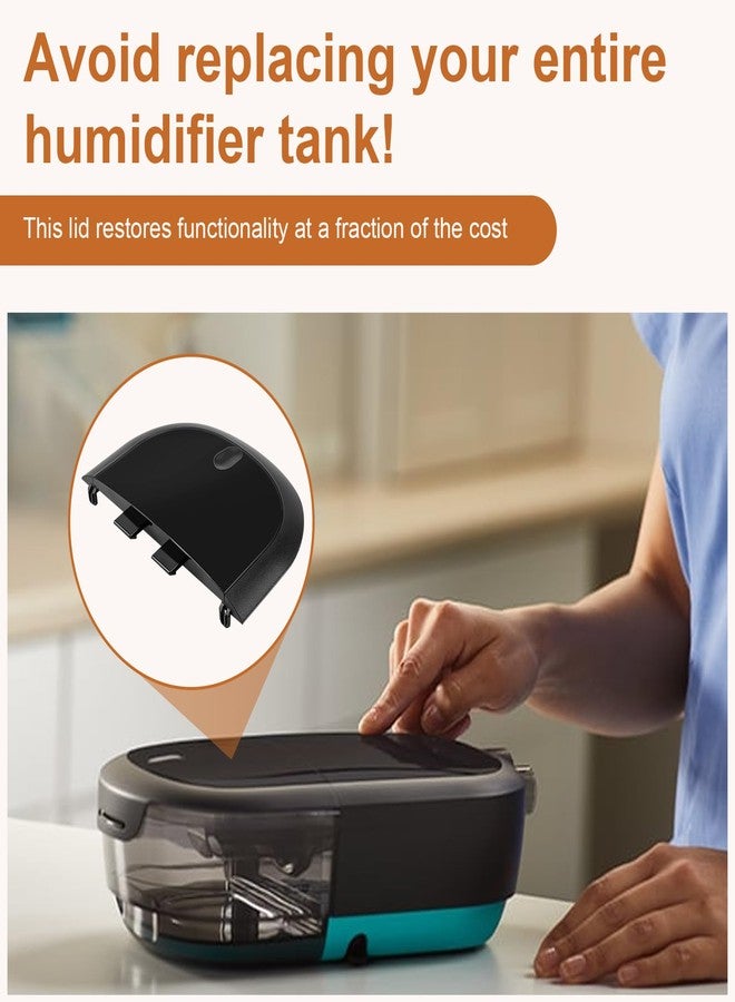 Giokyi Water Cover for Respironics, Tank Lid Compatible with DS2 DreamStation 2 Humidifier Water Tank - Image 4