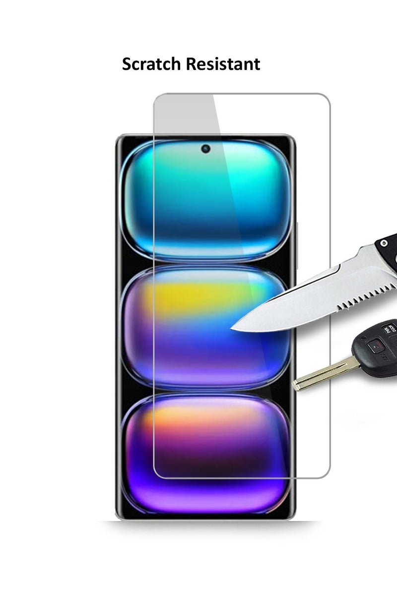 Techie حماية شاشة زجاجية مقسّاة HD بحجم 2 عبوة لجهاز Infinix Hot 50 5G - مضادة للانعكاس ومضادة للفقاعات بصلابة 9H وسمك 0.33 مم وحواف مدورة وسهولة في التركيب - Image 5