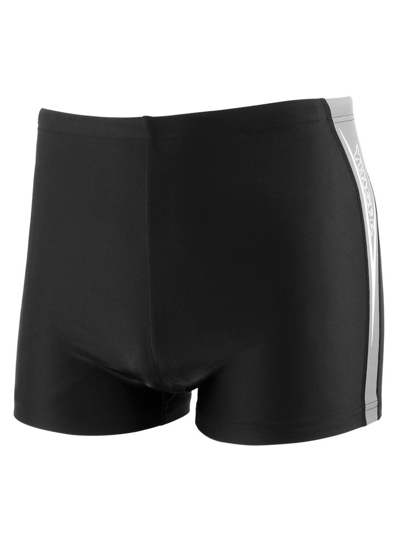 KUYING New High Waisted Flat Angle Swimming Trunks 