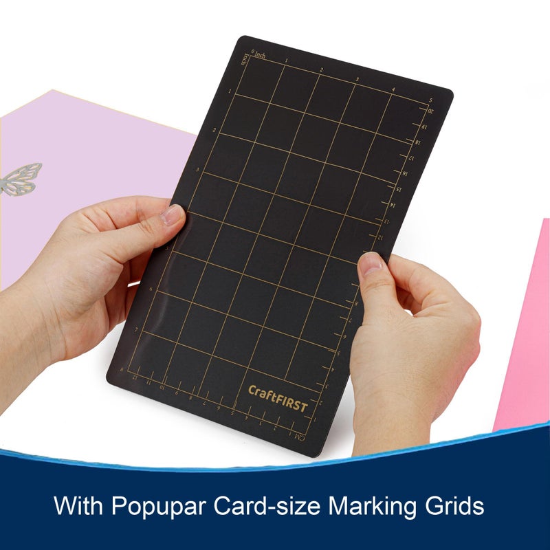 CraftFIRST 6 x 9 Magnetic Shim with Popular Card Size Grids Die Cutting Accessaries 2 Shims - Image 3