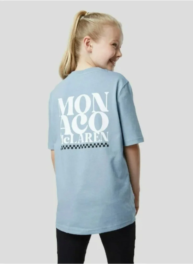 Mclaren  MCLAREN JUNIOR MONACO SLOGAN T-SHIRT  | Best Price UAE