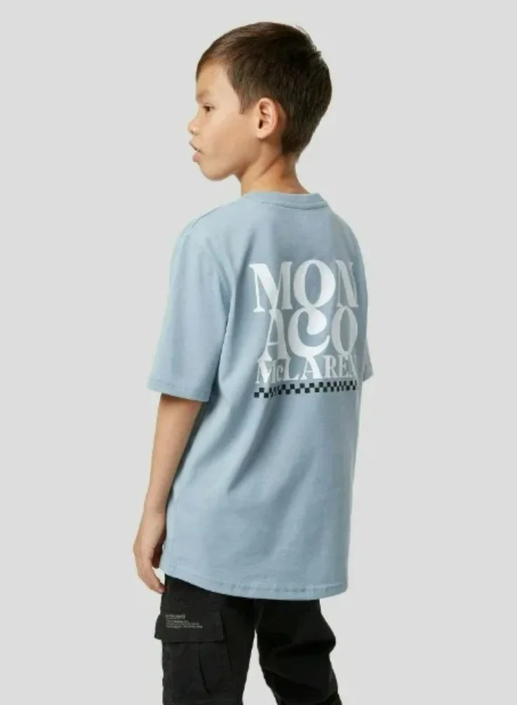 Mclaren  MCLAREN JUNIOR MONACO SLOGAN T-SHIRT  | Best Price UAE
