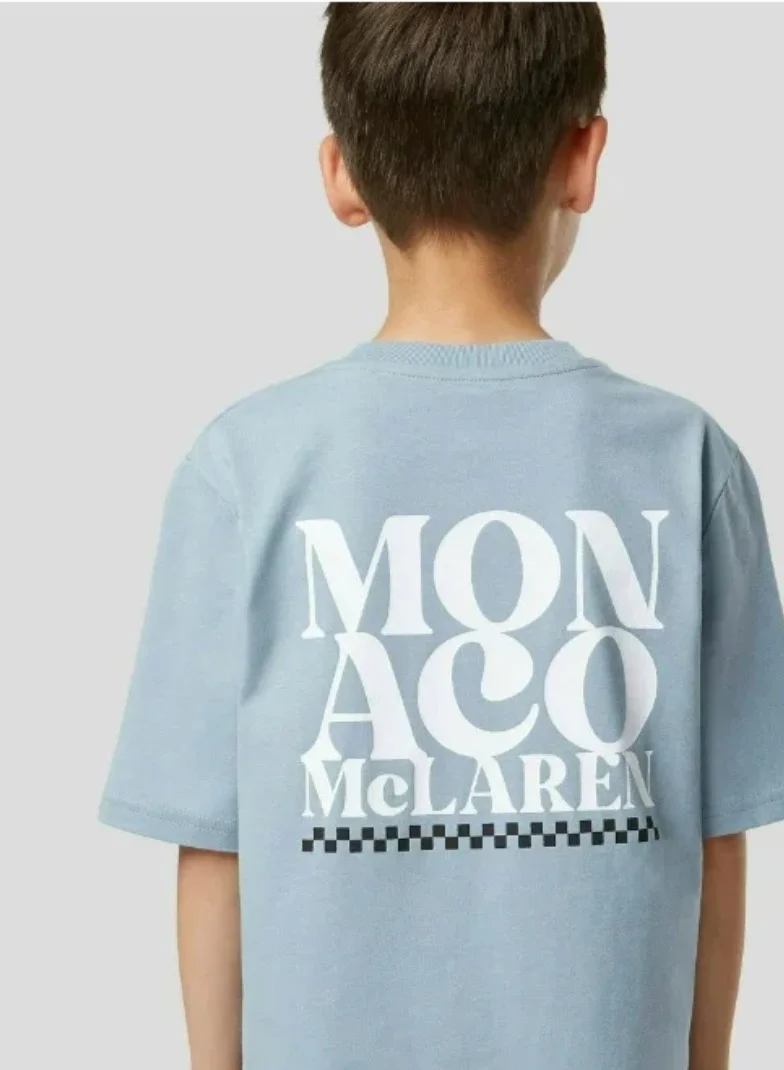 Mclaren  MCLAREN JUNIOR MONACO SLOGAN T-SHIRT  | Best Price UAE