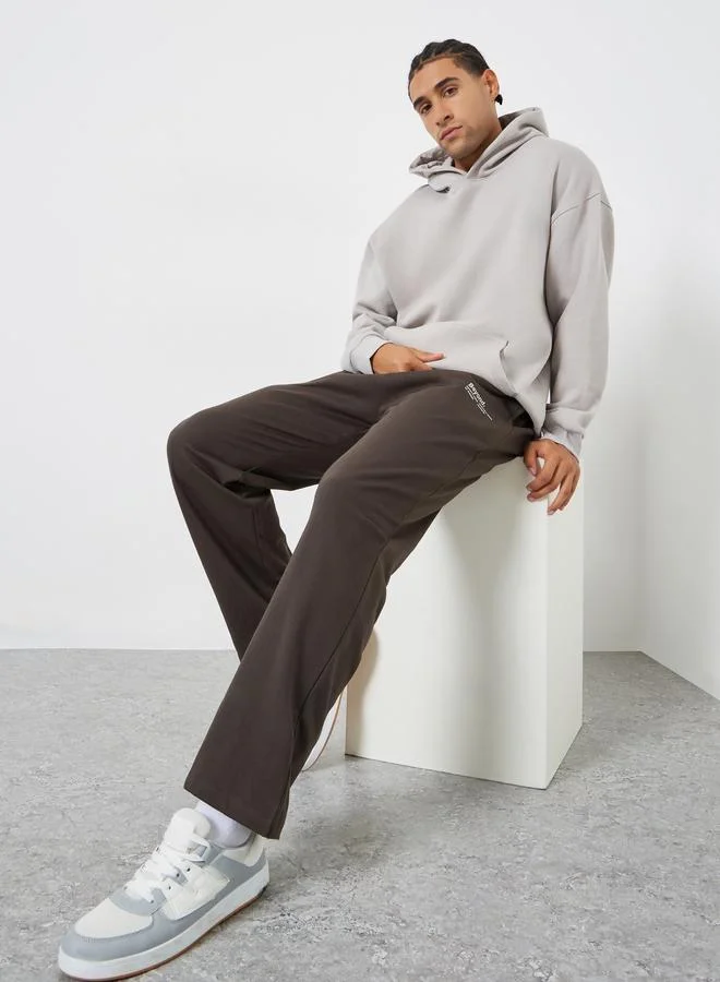 Styli Men Brown Relaxed Fit Joggers