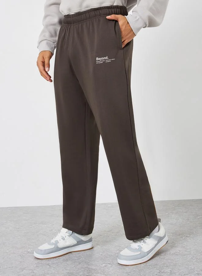 Men Brown Relaxed Fit Joggers