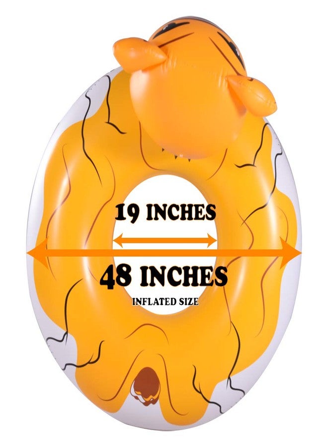 WateBom Bulldog Float, 53 inches Giant Inflatable Pool Float Tube for Party, Summer Fun Pool Toys for Adults and Kids - Image 3