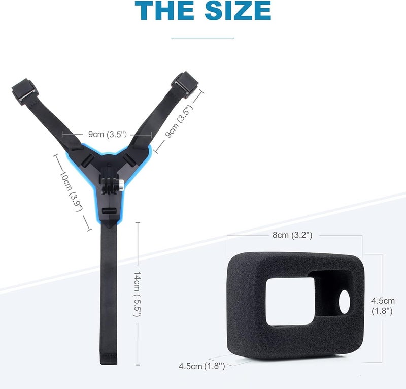 CERLINK حامل خوذة مع حزام ذقن مع مشبك حامل موبايل وبرغي متوافق مع جميع الهواتف الذكية GoPro Hero 9/8/7/6، SJCAM، Yi، DJI Osmo Action وكاميرات الحركة الأخرى - Image 4