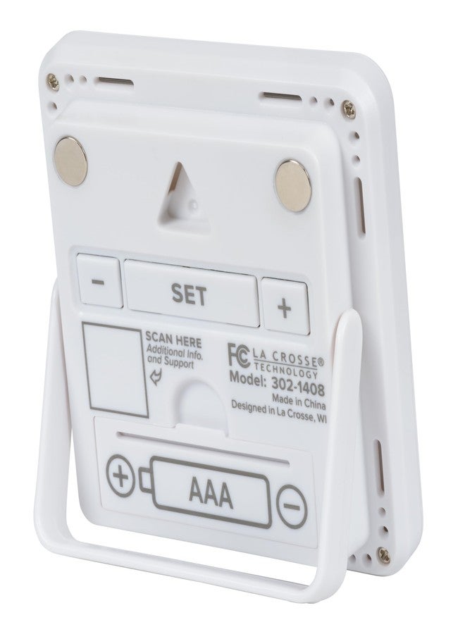 La Crosse Technology 302-1408-TBP Indoor Comfort Meter with Time & Date - Image 4