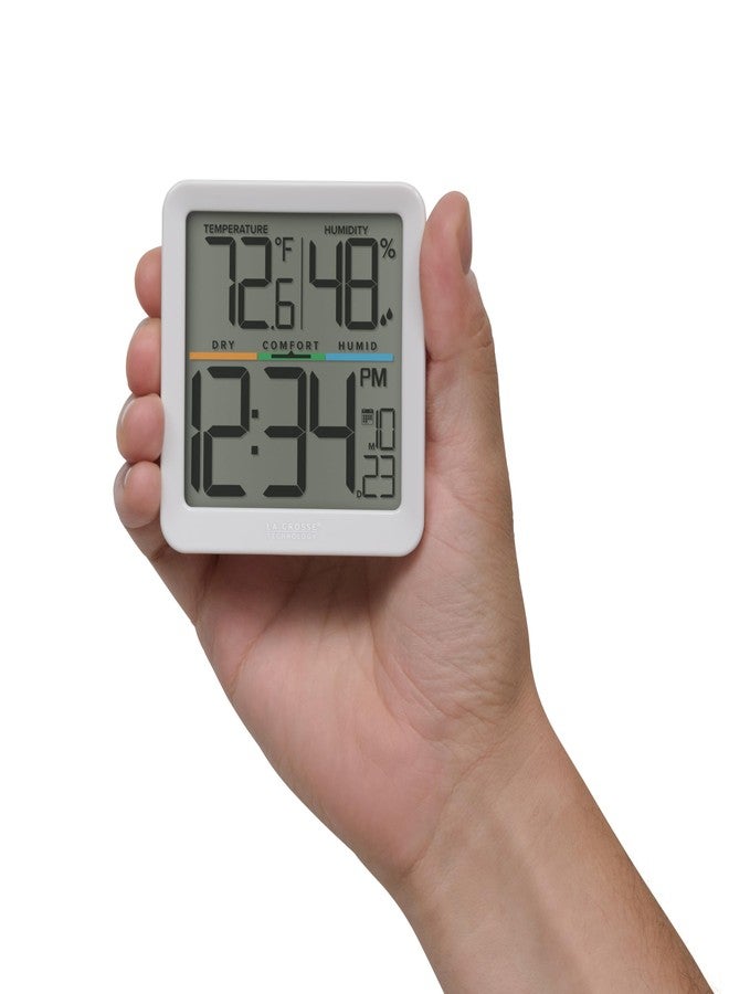 La Crosse Technology 302-1408-TBP Indoor Comfort Meter with Time & Date - Image 3