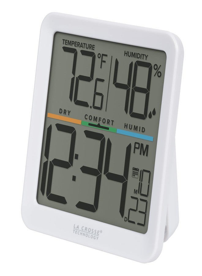 La Crosse Technology 302-1408-TBP Indoor Comfort Meter with Time & Date - Image 2
