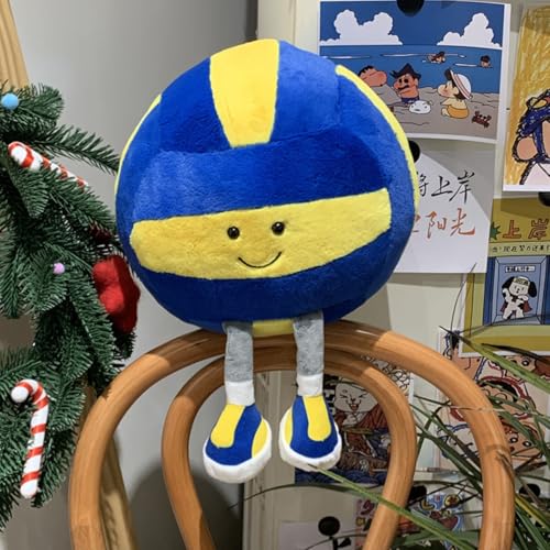 MUALML Cute Volleyball Stuff Soft Sports Throw Pillow Funny Plush Volleyball Birthday Gifts for Teen GirlsVolleyball 11inches - Image 5