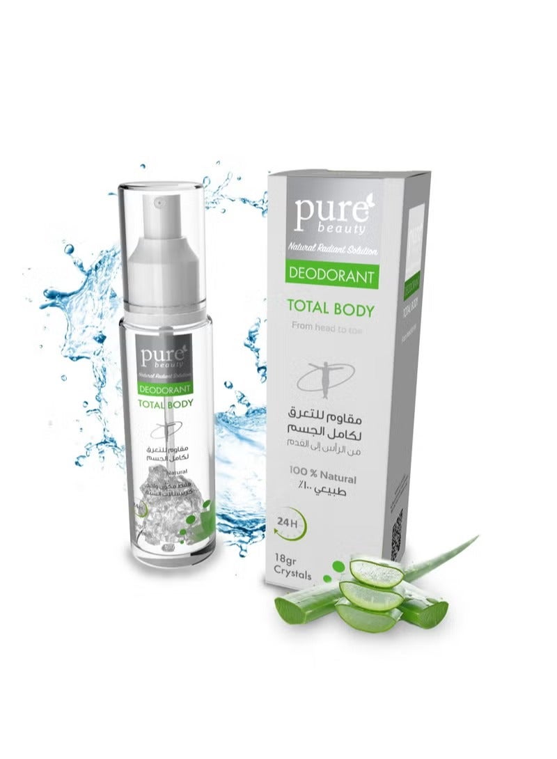 Pure Beauty Total Body Deodorant 2 PICES