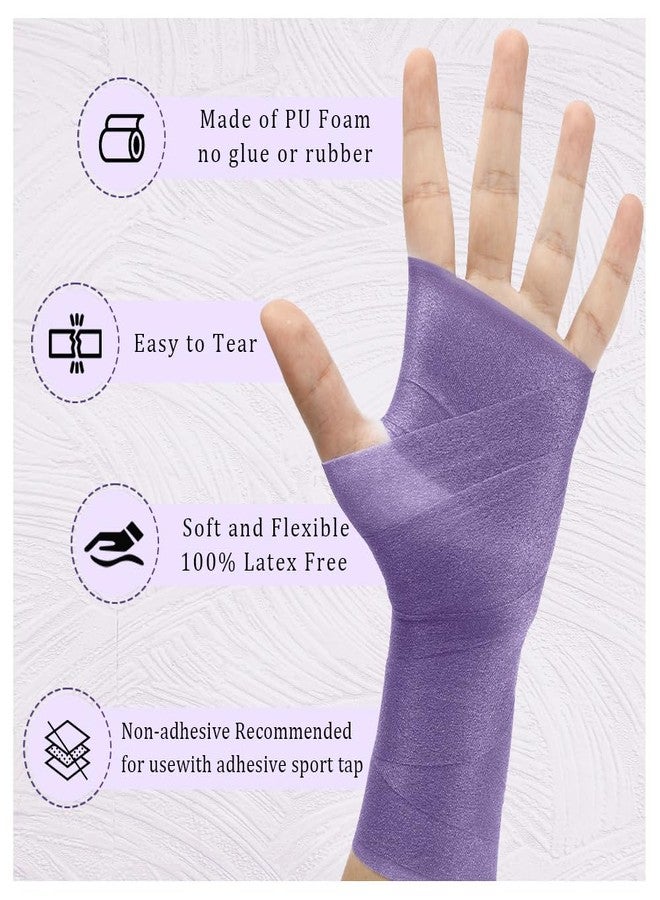 Cutiland Pre Wrap,Prewrap,Pre Wrap Athletic,Prewrap Athletic Tape,Pre Wrap for Hair Soccer,Prewrap Athletic Tape for Hair,Athletic Wrap,Soccer Pre Wrap,Pre Wrap Tape,Foam Wrap,Athletic Prewrap (Purple) - Image 4