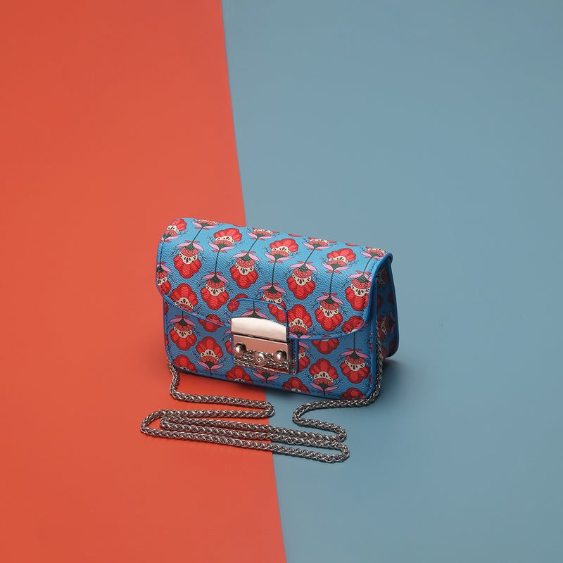 Graffiti Small Square Bag 2025 Popular Niche Design Chain Shoulder Diagonal Small Bag A Generation Of Hair - Image 3
