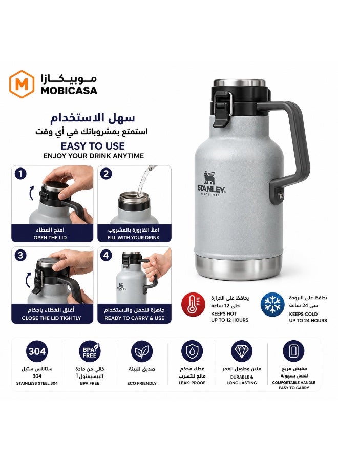 Large Capacity Easy-to-Use Thermal Bottle - Image 2