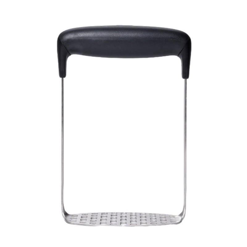 OXO Good Grips Stainless Steel Smooth Potato Masher, Black/Silver - Image 1