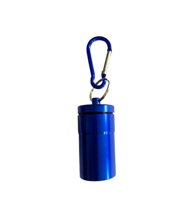 Silvery Portable Medicine Box Moisture Proof Dust Proof Large Capacity for Travel Camping Outdoor - Image 1