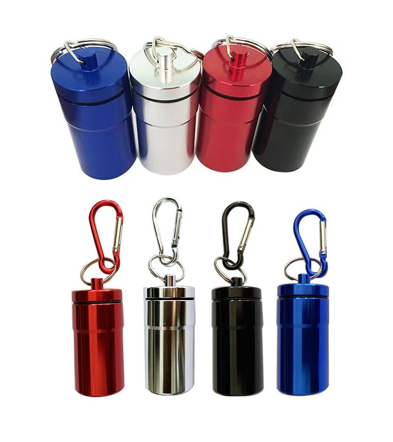 Silvery Portable Medicine Box Moisture Proof Dust Proof Large Capacity for Travel Camping Outdoor - Image 3