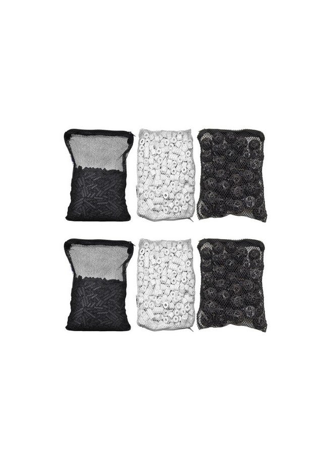 CNZ® Aquarium Filter Media Kits (Double Pack) - Activated Carbon, bio Ball, Ceramic Ring - Image 1
