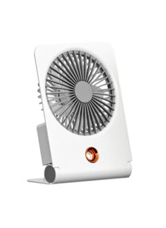 Inder Mini portable fan, USB rechargeable sprayer fan-White  - Image 3