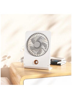 Inder Mini portable fan, USB rechargeable sprayer fan-White  - Image 1