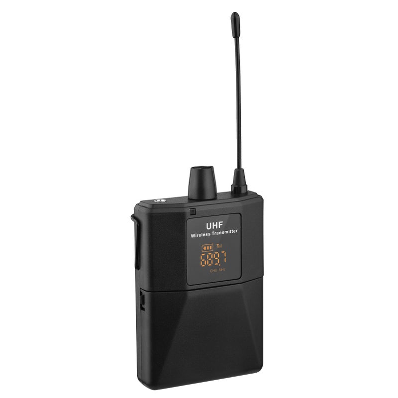 UHF Wireless Microphone Headset with Transmitter and Receiver, LED Digital Display Bodypack Transmitter, Headset Mic for Teaching Meeting Speech Live Performance - Image 5