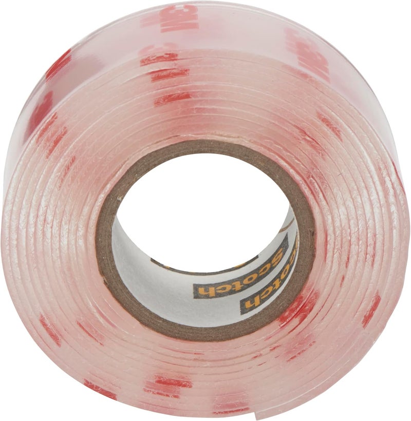 Scotch  Scotch-Fix Clear Double-Sided Mounting Tape, 25mm x 1.5m, 7 kg Hold - Image 4