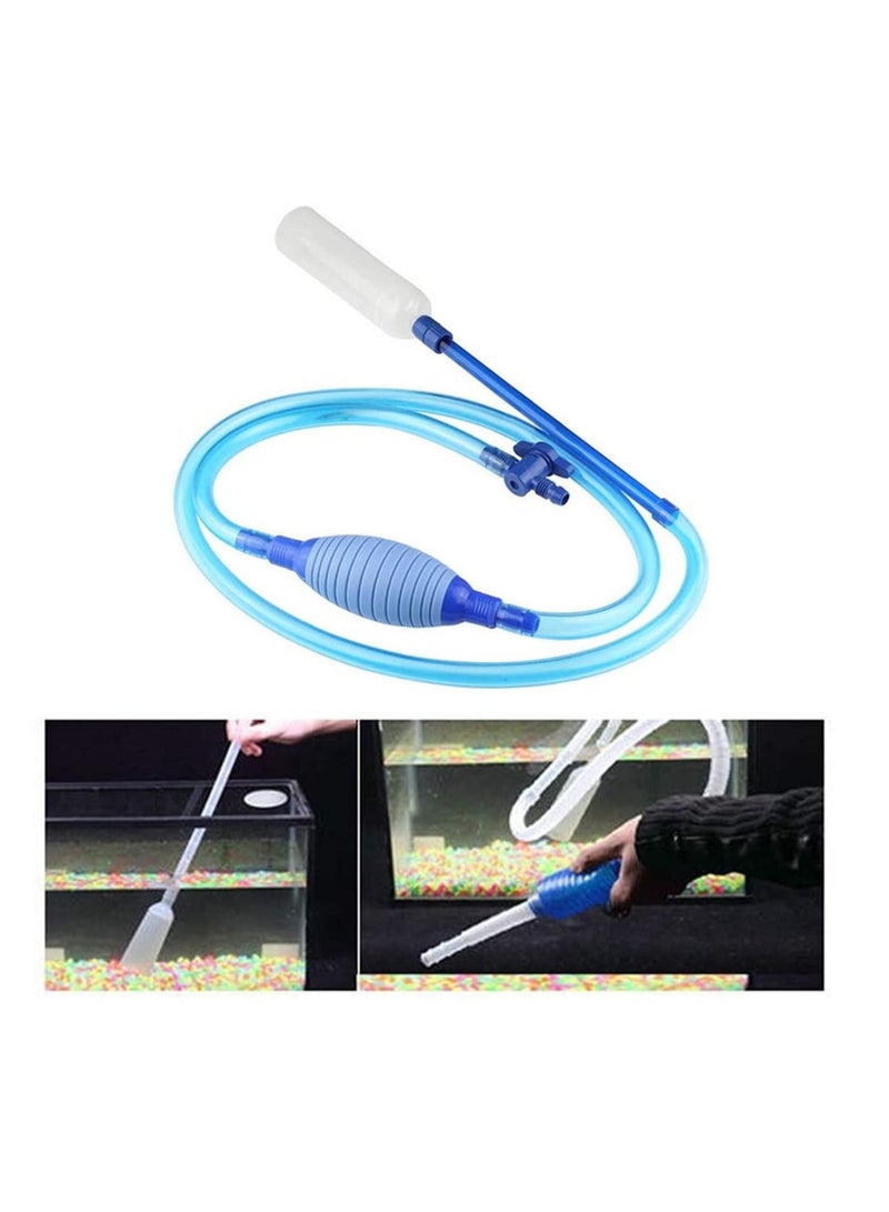 Generic Water Pipe Suction Device PVC Pipe 2.5M Long Siphon Water Changing Gravel Cleaner for Fish Tank Aquarium Accessories  - Image 2