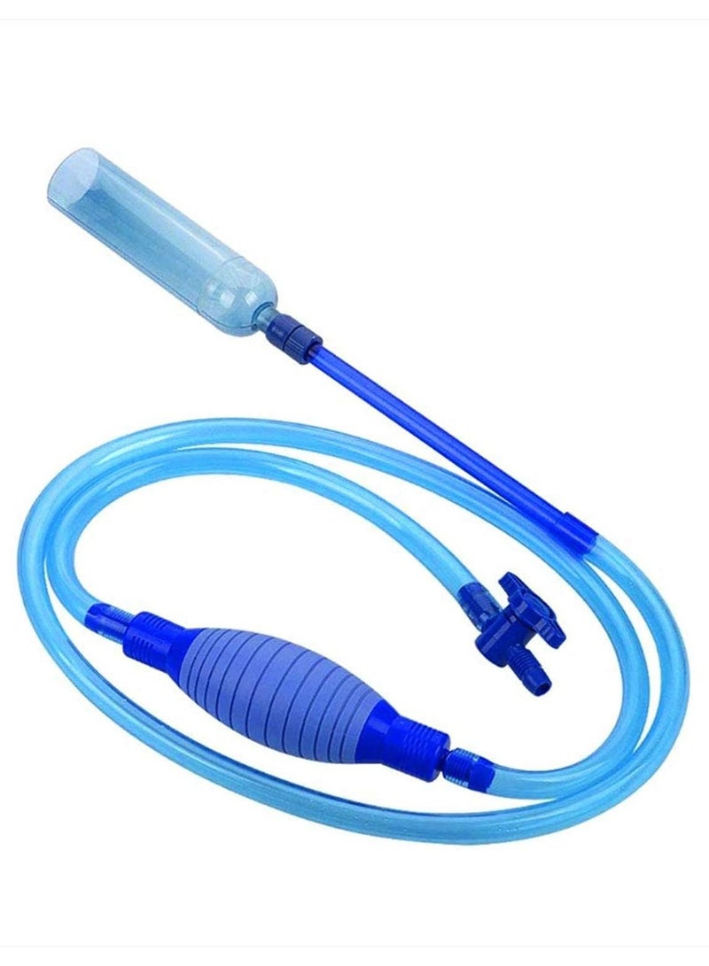Generic Water Pipe Suction Device PVC Pipe 2.5M Long Siphon Water Changing Gravel Cleaner for Fish Tank Aquarium Accessories  - Image 1