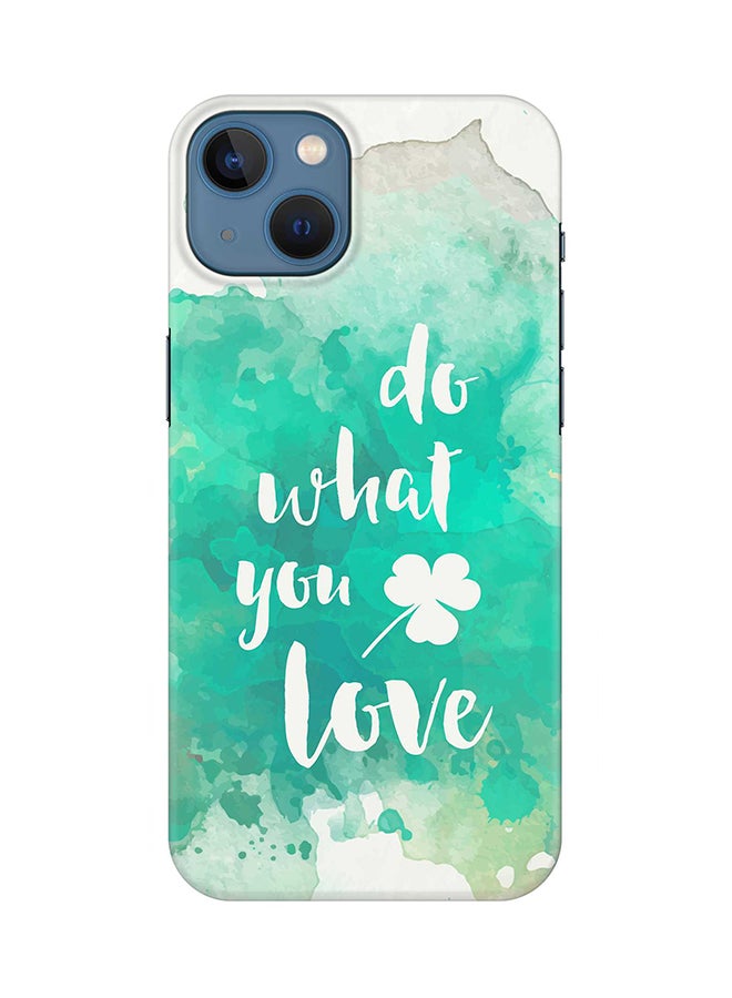 Stylizedd Case for Apple iPhone 14 Plus Case Slim Snap Classic Series Mobile Cover Hard PC Shield Matte Finish Print - Do what you love